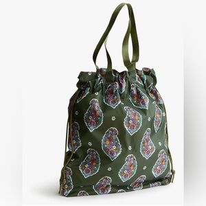 Vera Bradley Women's Ripstop Packable Tote Bag Kew Gardens green